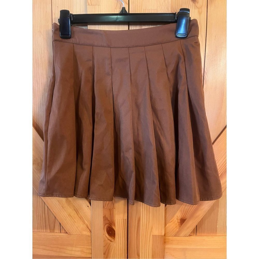 Shein skirt, brown size 4 ￼(1452)